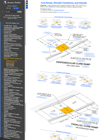 example of Access Toolkit Online